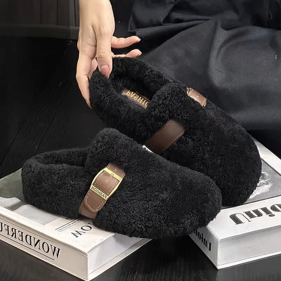 Zilvia – Warme Lammwoll Schuhe Im Märchenstil