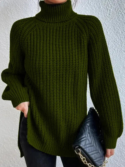 Kuscheliger Strick-Rollkragenpullover für Frauen