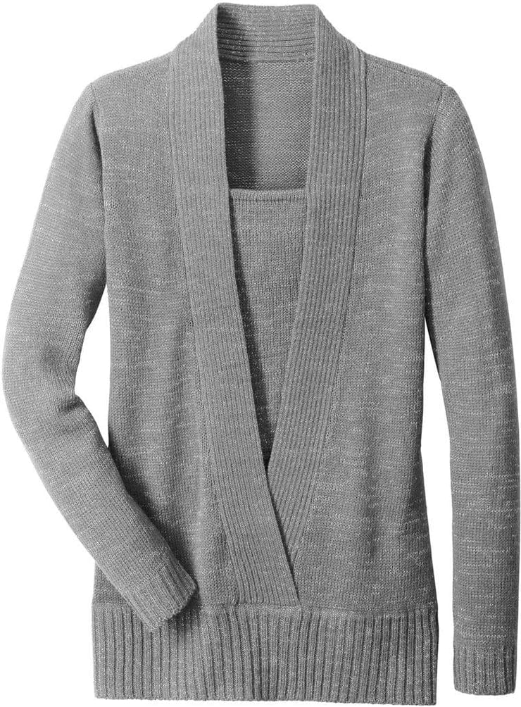 Eleganter Wickelpullover für Damen