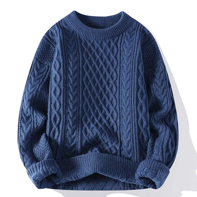 Klassischer Loose Fit-Strickpulloverfür Herren