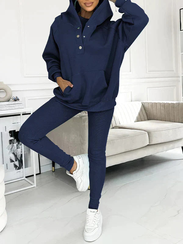Kuschelige 3-teilige Loungewear für Damen