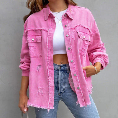 Jeansjacke für Damen - Stylische Denim Sommerjacke
