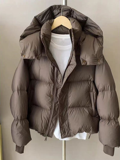 Warmer Puffer Winterjacke für Damen