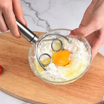 BakeCraft – Professionelles dänisches Teigschneebesen für müheloses Verrühren