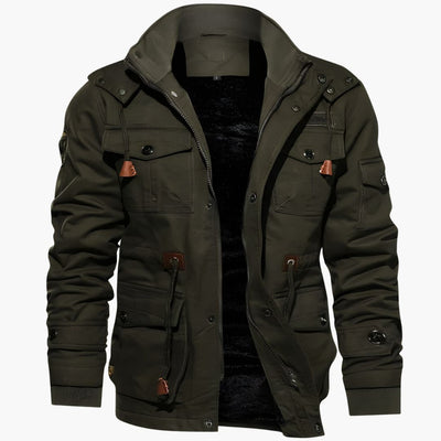 Multi-Pocket Militärjacke für Herren