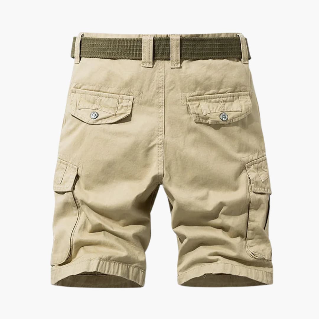 Herren Cargoshorts mit Taschen und Gürtel für den Sommer