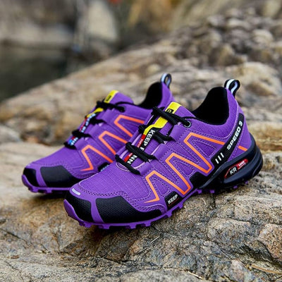 Speed V3 Sommer Wanderschuhe - Bequeme Trekkingschuhe mit Ortho Sohle für Damen