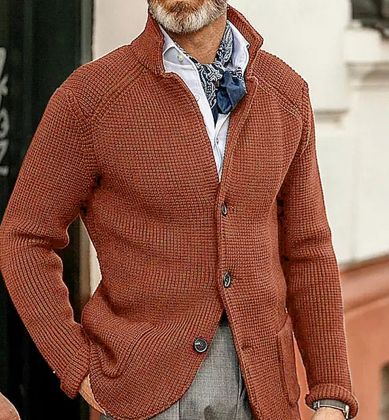 Retro-Patchwork-Blazer für Herren