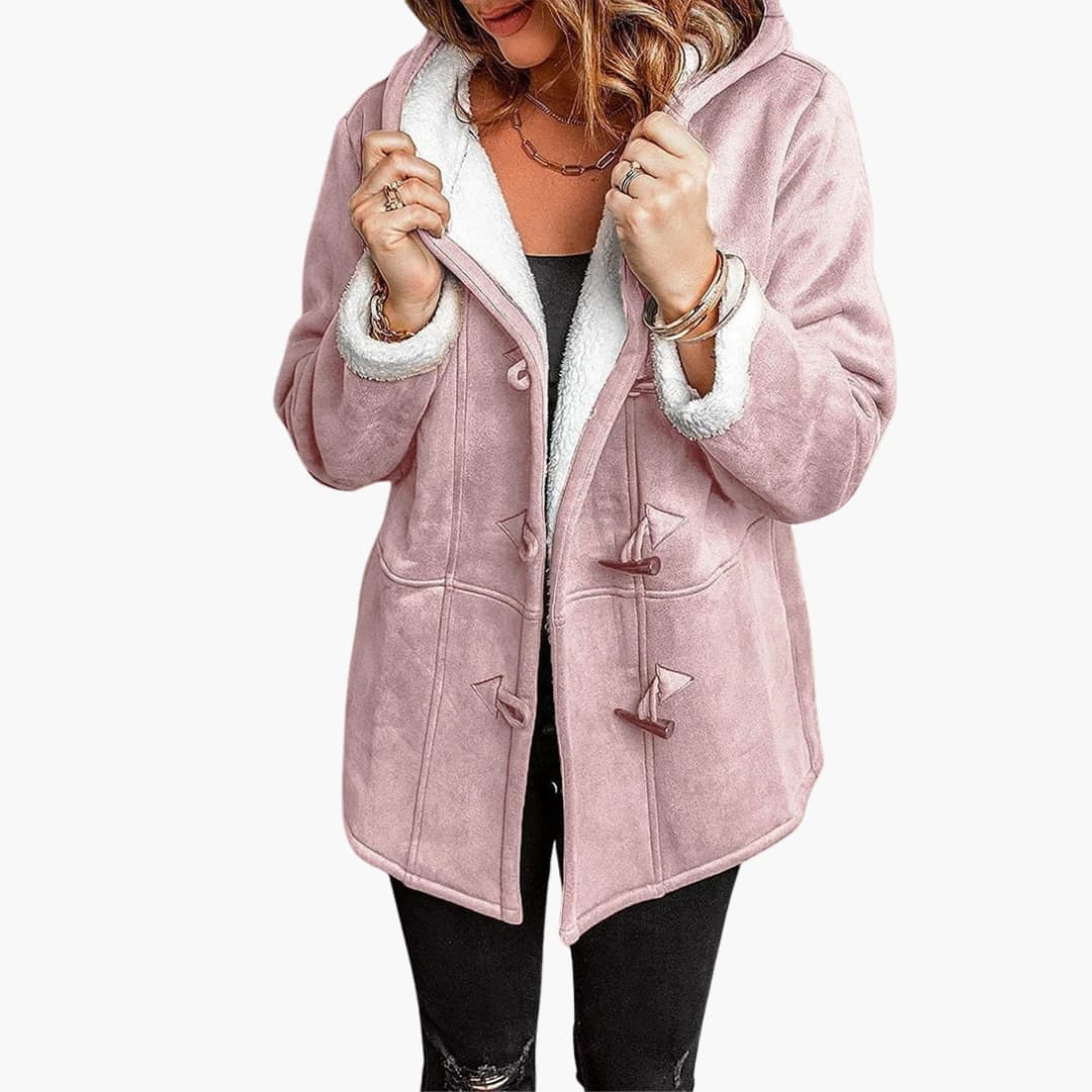 Damen jacke mit Kapuze und Knebelverschluss