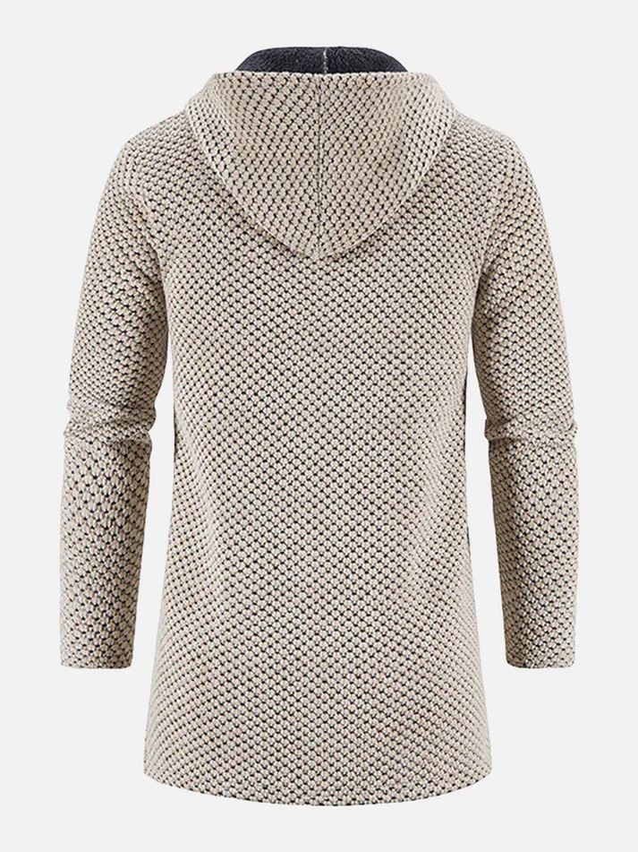 Kuschelige Jacke mit Fleece-Futter für Männer
