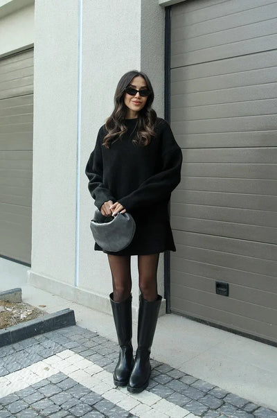 WIEN ELEGANTER PULLOVER KLEID