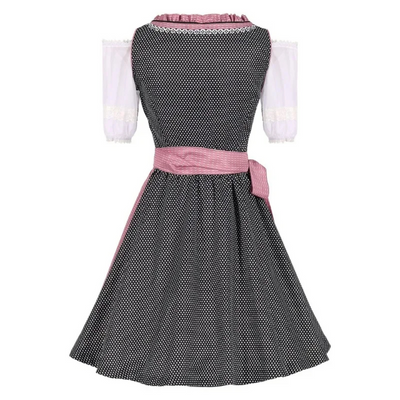 Damen Dirndl Kleid mit modernem Schnitt | Trachtenstil in Midilänge