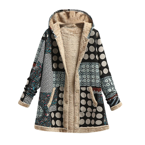 Kapuzen-Winterjacke für Damen