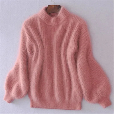 Kanita - Jahrgang-Strickpullover Aus Angora