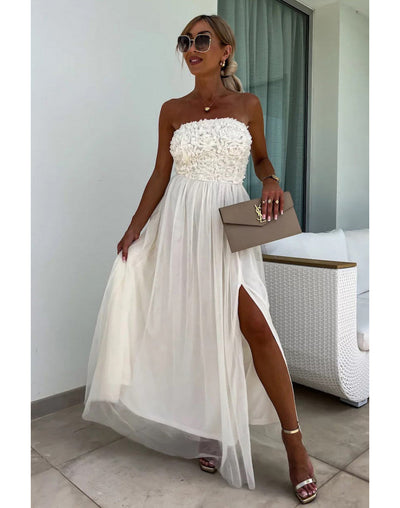 Ari - Modisches Maxikleid mit Schlitz