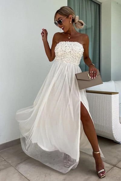 Ari - Modisches Maxikleid mit Schlitz