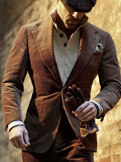 Retro Cord-Blazer für Männer in zeitlosem Design