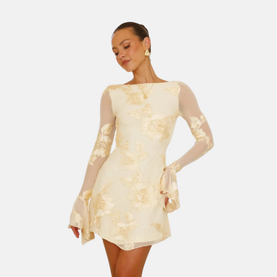 Minikleid - Elegantes Sommer-Cocktailkleid mit Spitzen