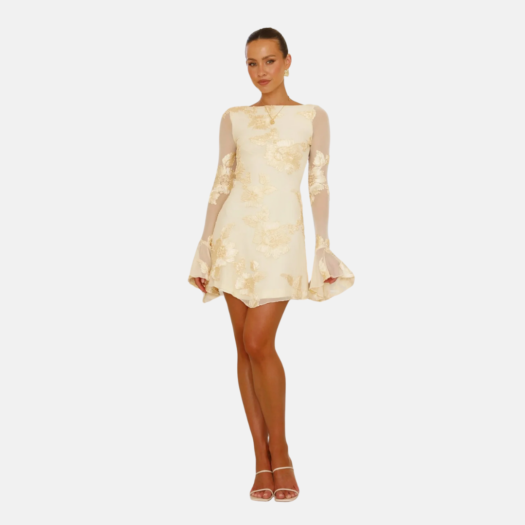 Minikleid - Elegantes Sommer-Cocktailkleid mit Spitzen