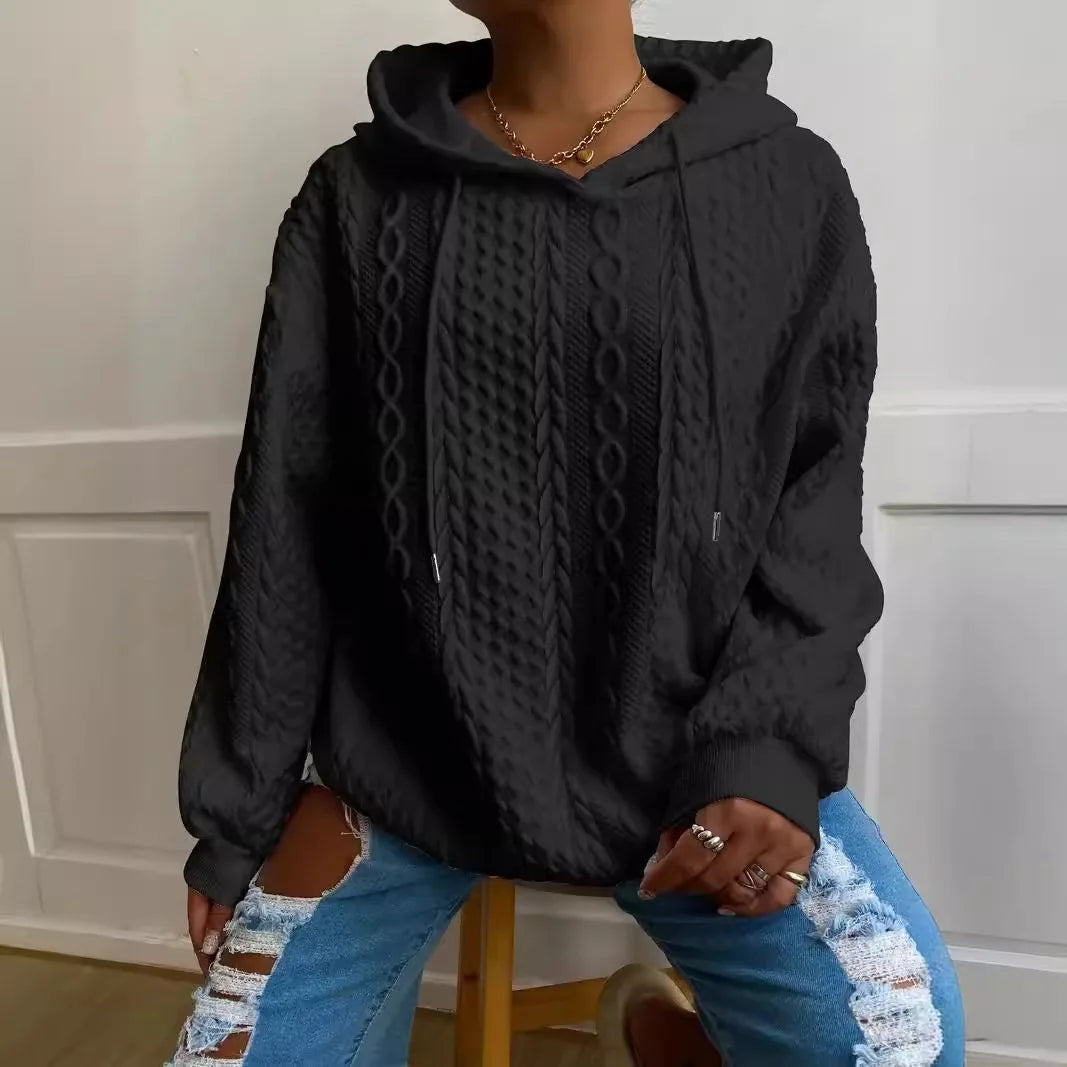 Alexis | Kuscheliges Winter Kapuzensweatshirt