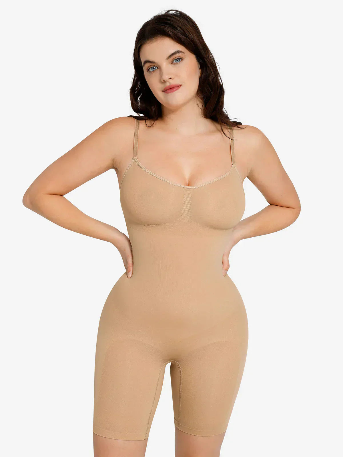 Shapewear-Bodysuit bis zur Mitte des Oberschenkels