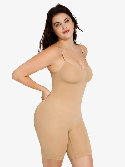 Shapewear-Bodysuit bis zur Mitte des Oberschenkels