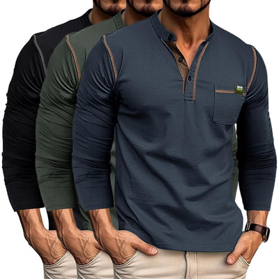 Yukon Camisole mit Henley-Kragen