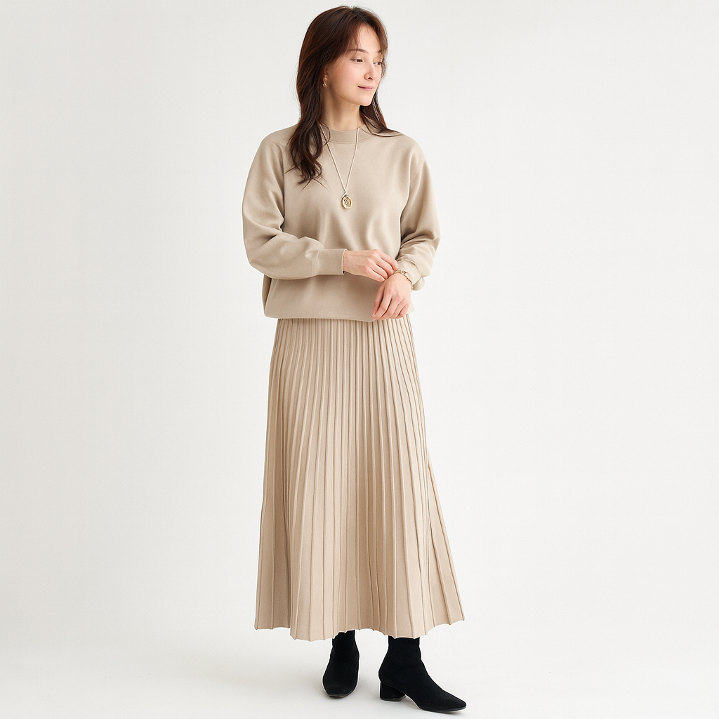 Anneliese | Pullover & Faltenrock-Set