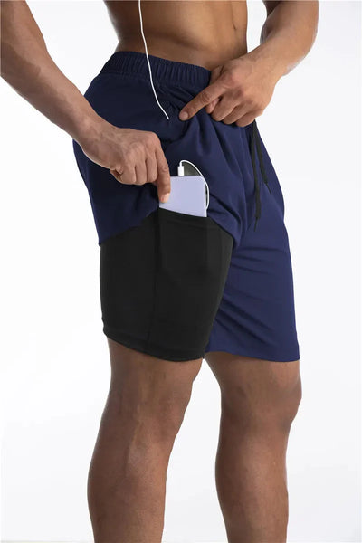 Armour Laufshorts mit Innenfutter mit Tasche für dein Telefon