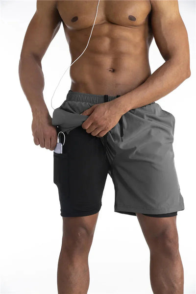 Armour Laufshorts mit Innenfutter mit Tasche für dein Telefon