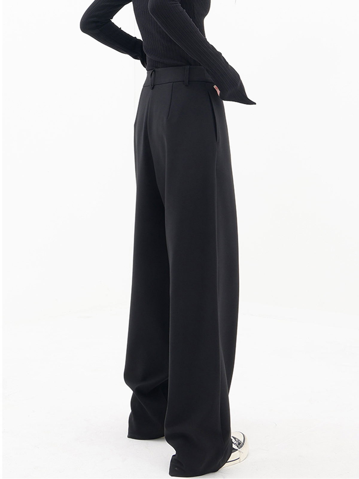 Moderne Asymmetrische Baggyhosen für Damen