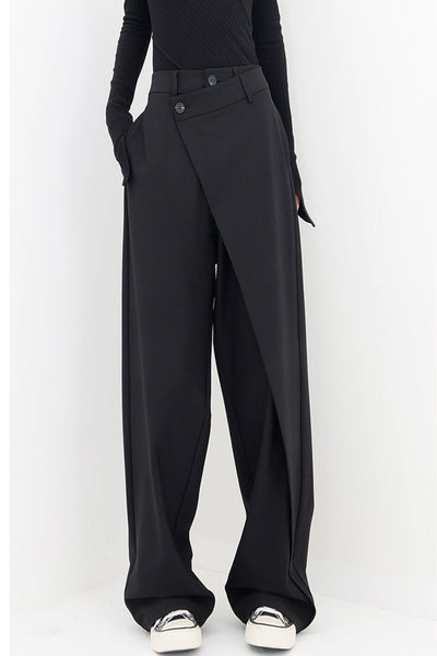 Moderne Asymmetrische Baggyhosen für Damen