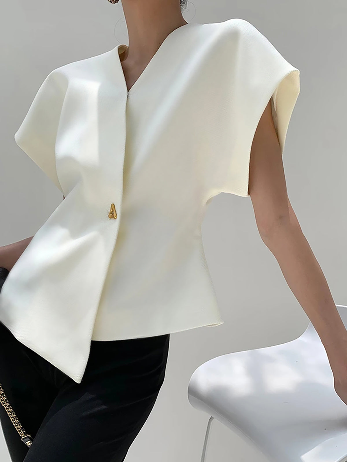 Anatolien® | Elegante Bluse mit V-Ausschnitt