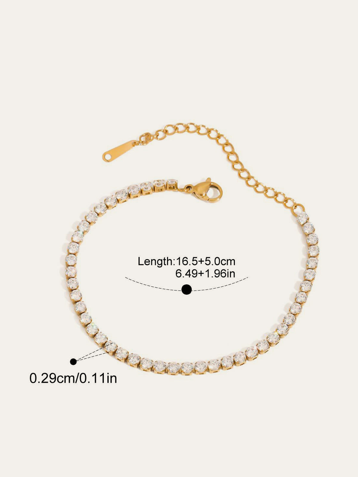 Norberta® | Cabaret-Armband Gold