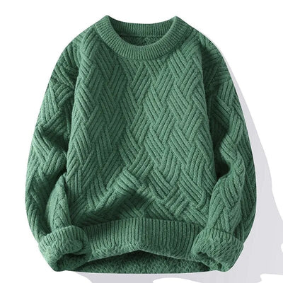 Klassischer Loose Fit-Strickpulloverfür Herren