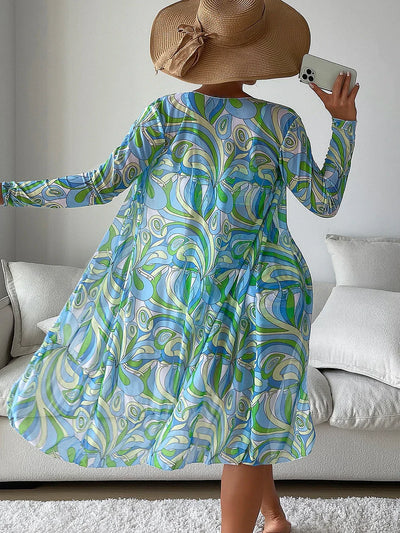 Sommer-Bikini für Damen - Bikini mit hohem Bund und drei Teilen