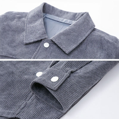 Hochwertige Herren-Übergangsjacke aus klassischem Samt