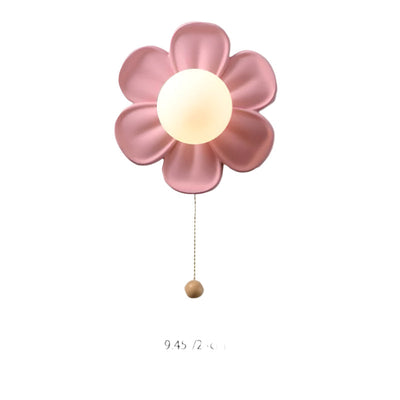 BloomSphere Künstlerischer Blumenball Wandleuchte – Moderne Blumendekoration