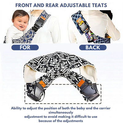 BabyBag Ergonomische Verstellbare Sommer-Babytrage | Komfort und Unterstützung für Eltern und Baby