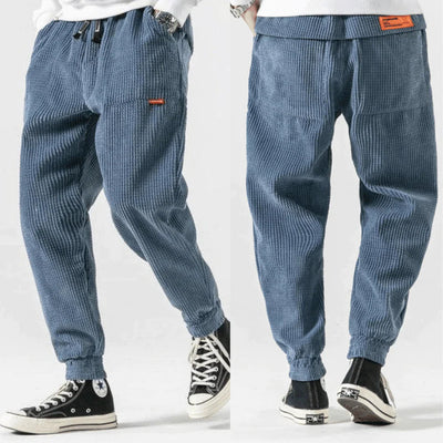Baggy Pants - Herrenhose mit Kordelzug und lockerer Passform