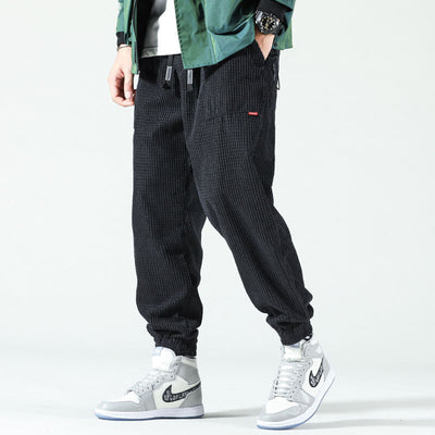 Baggy Pants - Herrenhose mit Kordelzug und lockerer Passform