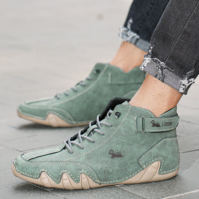 Barfußschuhe | Rutschfest | Slip-On | Sneakers mit Knöchelriemen | Herrenschuhe