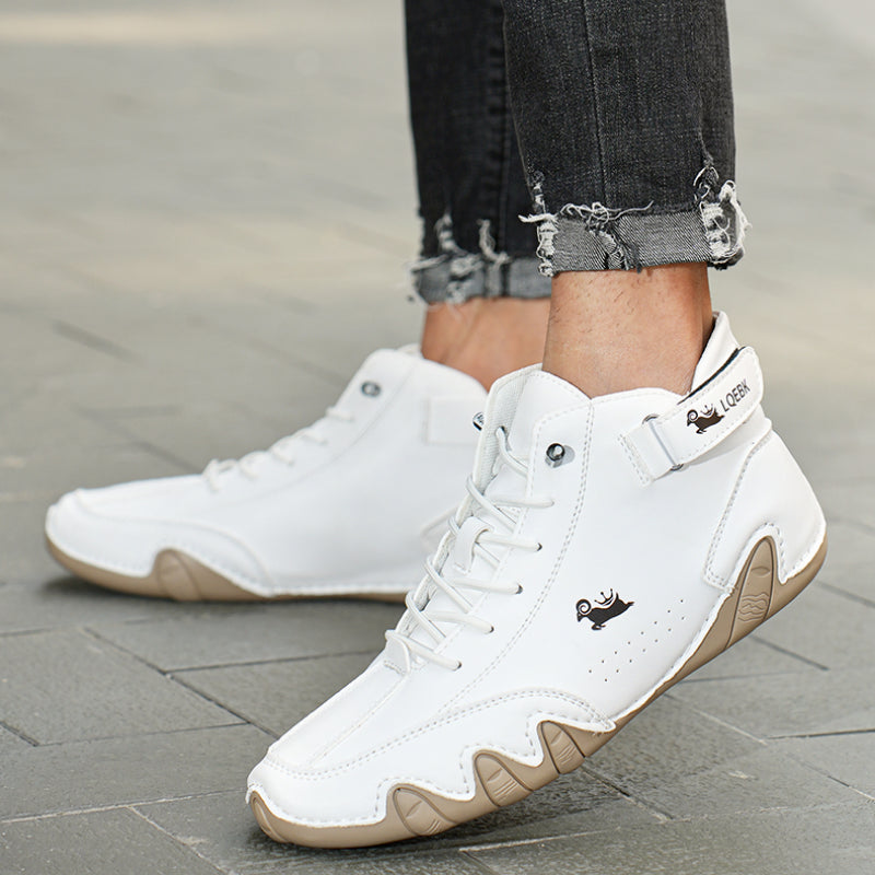 Barfußschuhe | Rutschfest | Slip-On | Sneakers mit Knöchelriemen | Herrenschuhe