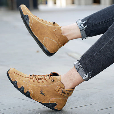 Barfußschuhe | Rutschfest | Slip-On | Sneakers mit Knöchelriemen | Herrenschuhe