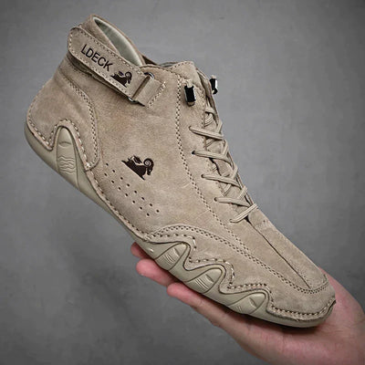 Barfußschuhe | Rutschfest | Slip-On | Sneakers mit Knöchelriemen | Herrenschuhe