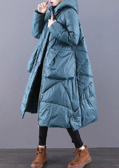 Übergroße, warme Winterjacke mit Puffs