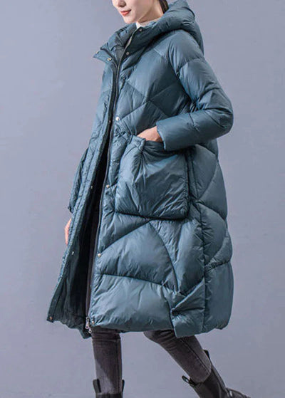 Übergroße, warme Winterjacke mit Puffs