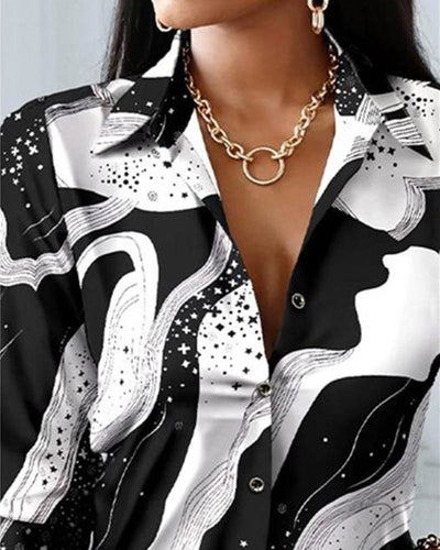 Bella | Lässige elegante Langarmbluse aus Baumwolle