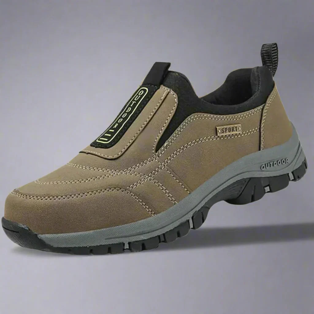 Sommer-Trekkingschuhe für Herren – Bequeme Slip-On Wanderschuhe mit Komfortsohle
