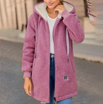 Kuschelige Winter-Fleecejacke für Damen